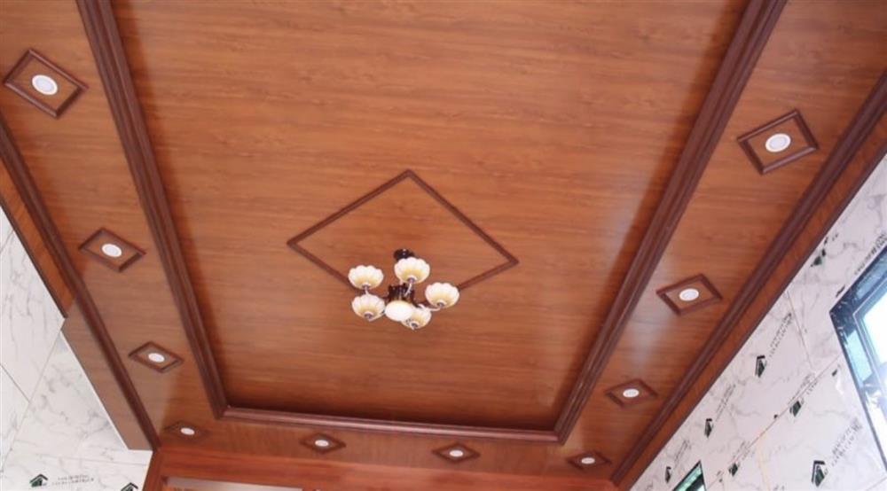 Trần nhôm nhựa PVC đa dạng về màu sắc và hoa văn